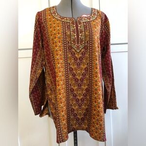 Indian Tunic Sleeve Top Imported